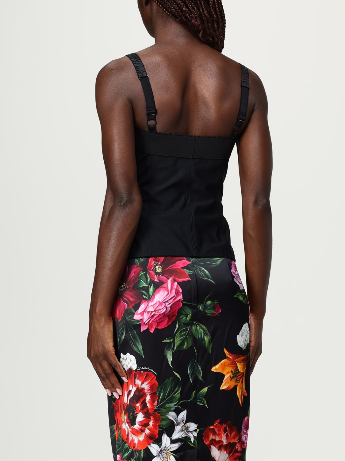 DOLCE & GABBANA TOP: Top woman Dolce & Gabbana, Black - Img 3