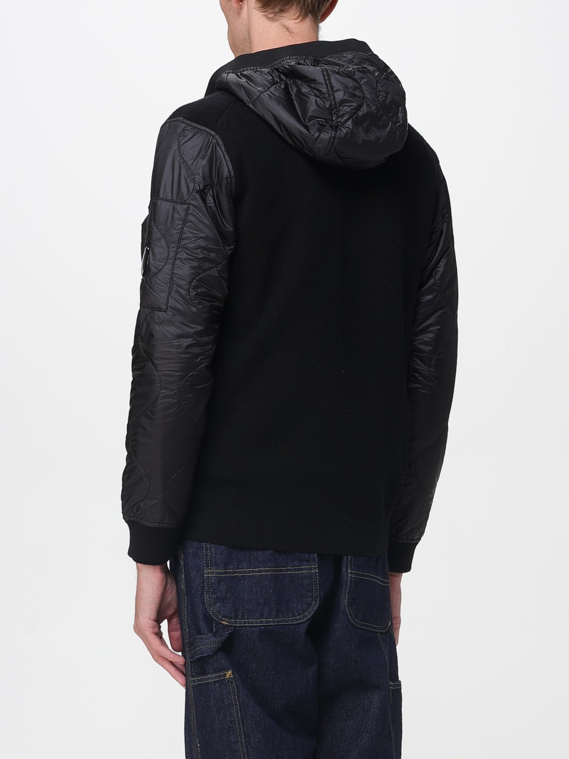 C.P. COMPANY SWEATER: C.P. Company men's sweater, Black - Img 2