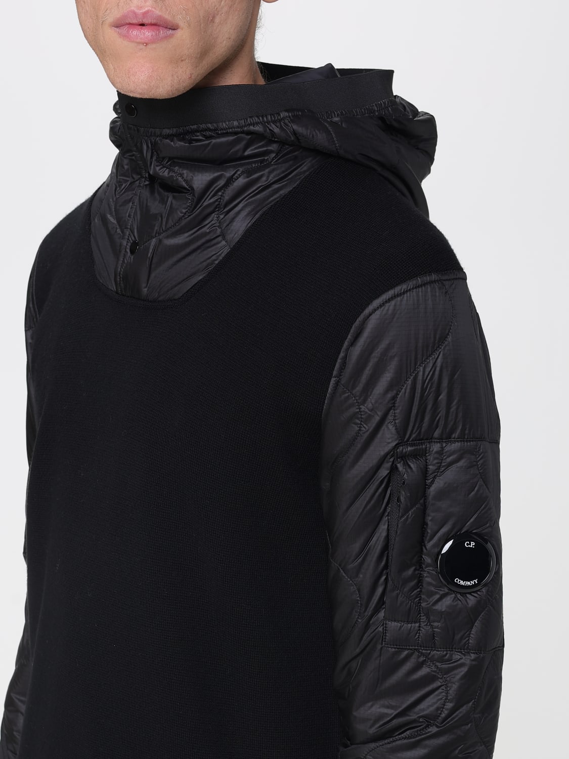 C.P. COMPANY SWEATER: C.P. Company men's sweater, Black - Img 3