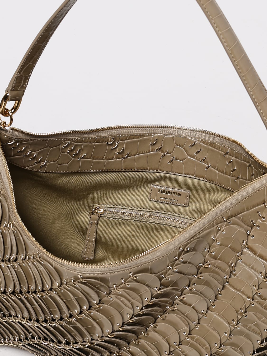 RABANNE SHOULDER BAG: Shoulder bag woman Rabanne, Grey - Img 5