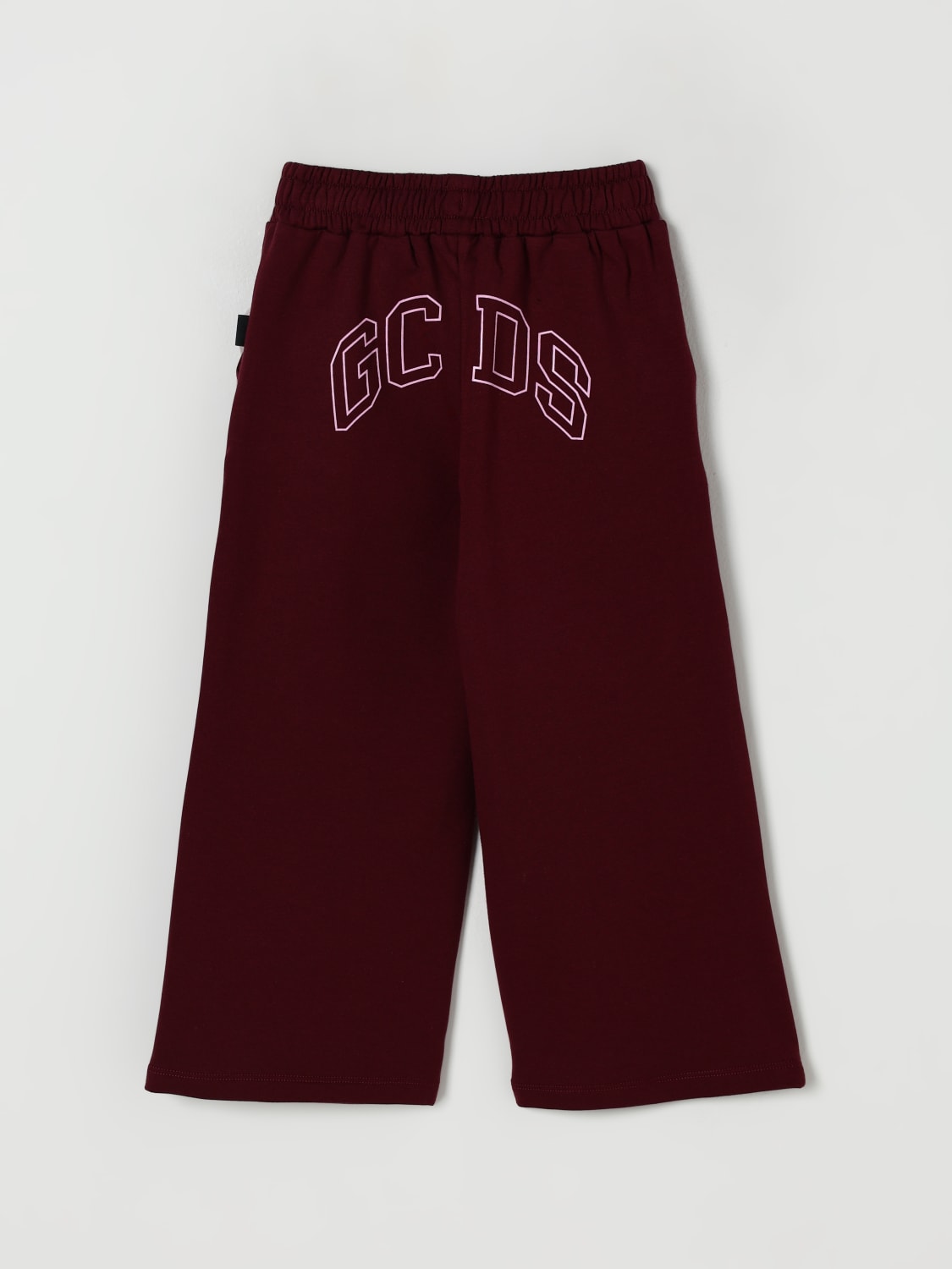 GCDS JUNIOR HOSE: Hose kinder GCDS Junior, Burgunderrot - Img 2