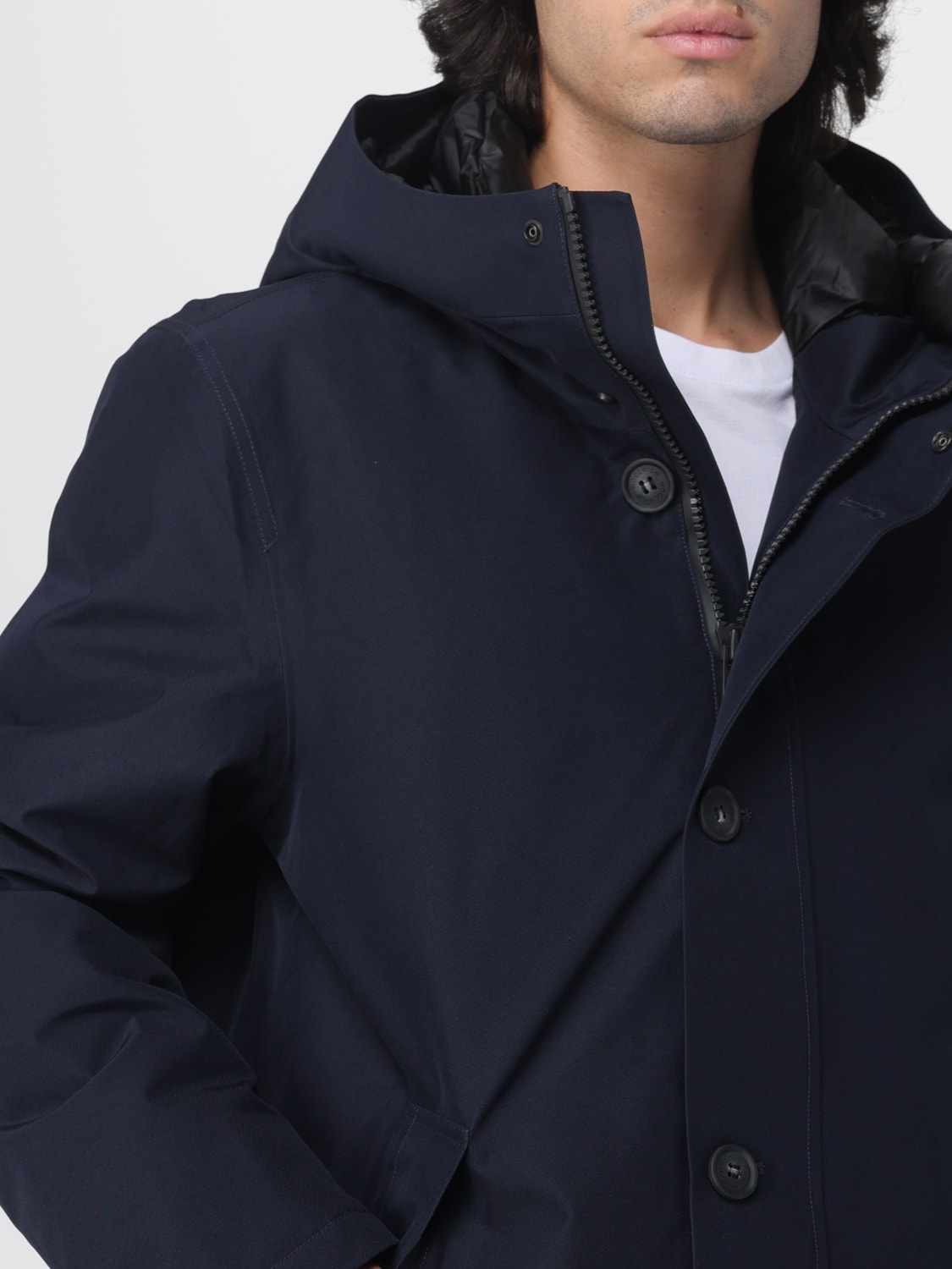WOOLRICH COAT: Coat men Woolrich, Blue - Img 4