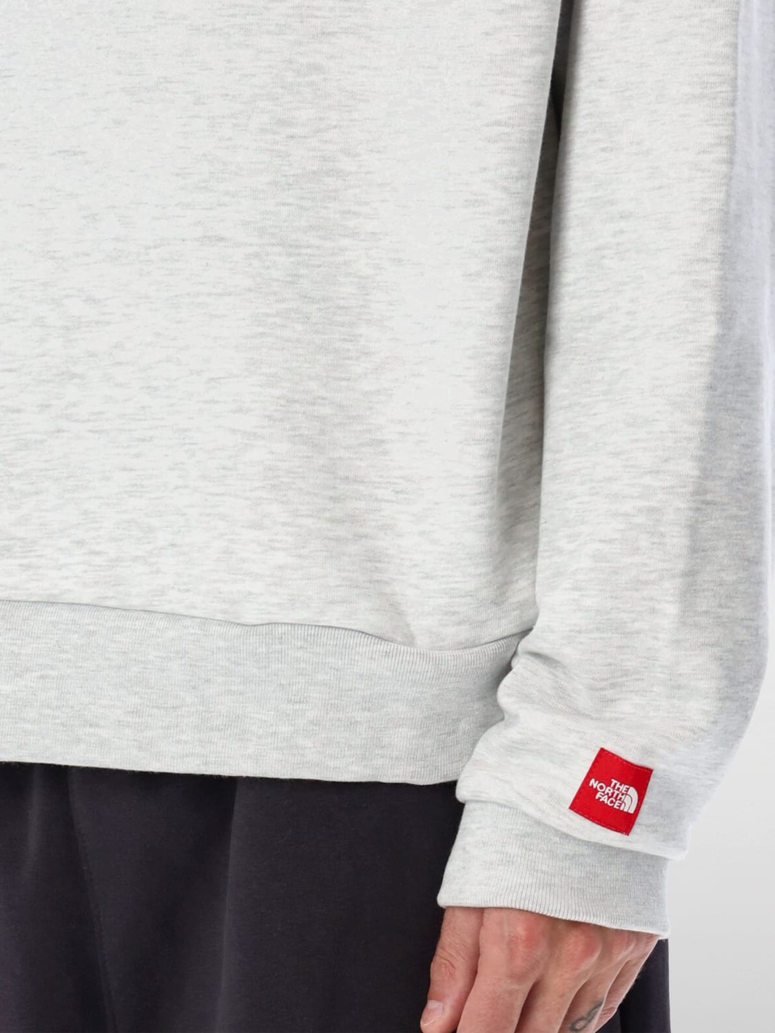 THE NORTH FACE SWEATSHIRT: Sweatshirt men The North Face, Mouse Grey - Img 3