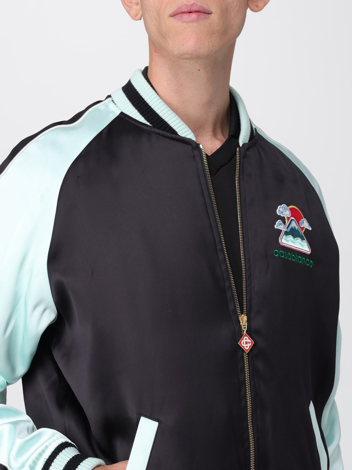 CASABLANCA GIACCA: Giacca varsity Casablanca in viscosa , Fantasia - Img 5