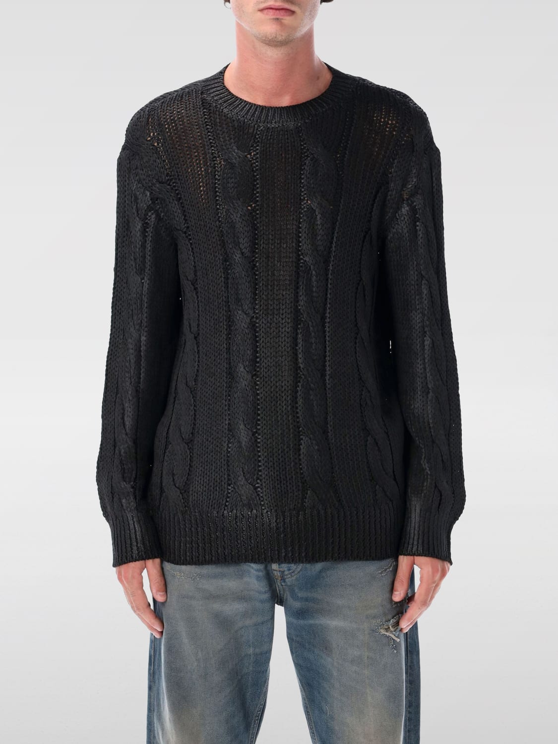 DIESEL PULLOVER: Pullover herren Diesel, Schwarz - Img 1