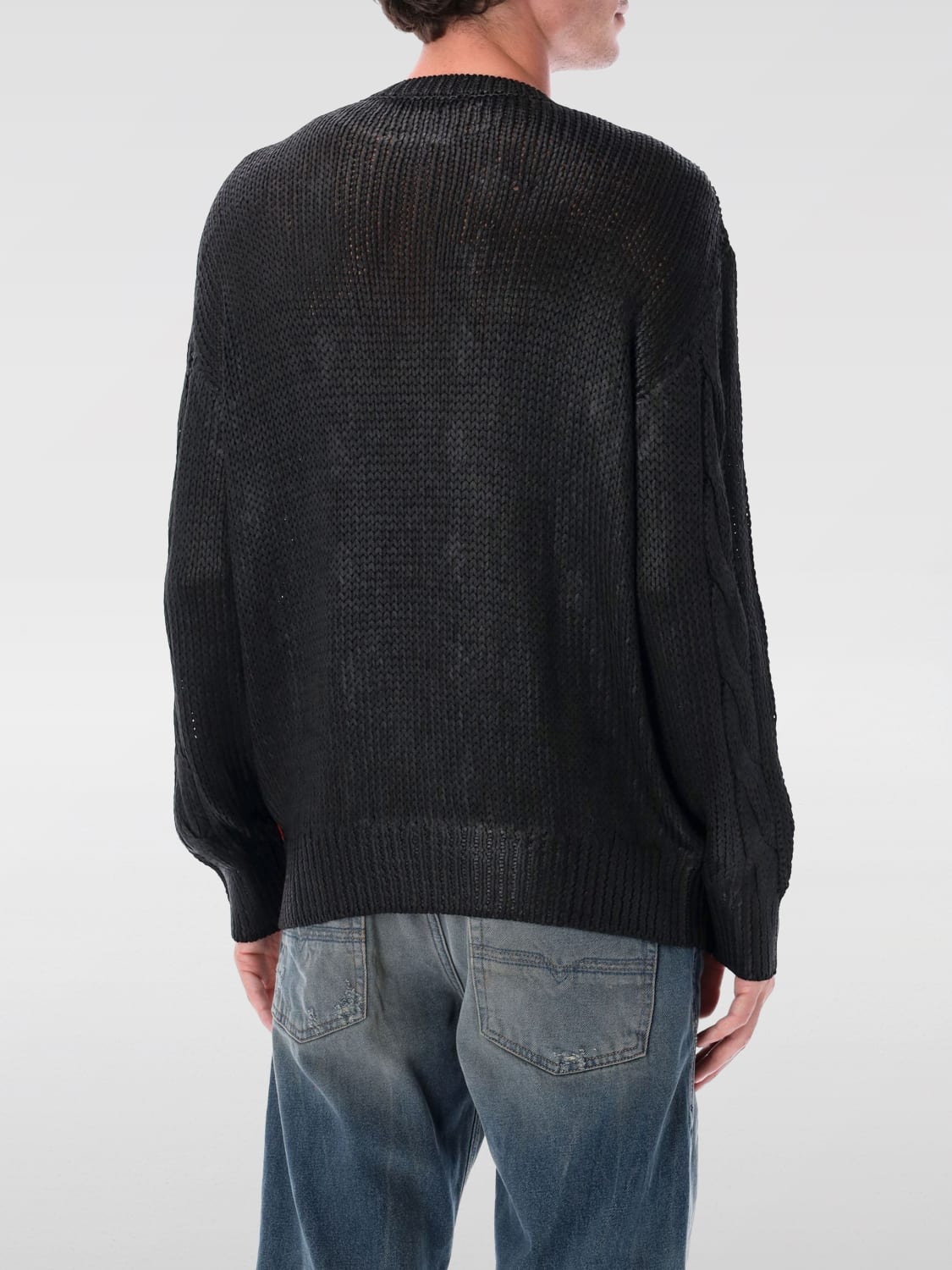 DIESEL PULLOVER: Pullover herren Diesel, Schwarz - Img 2