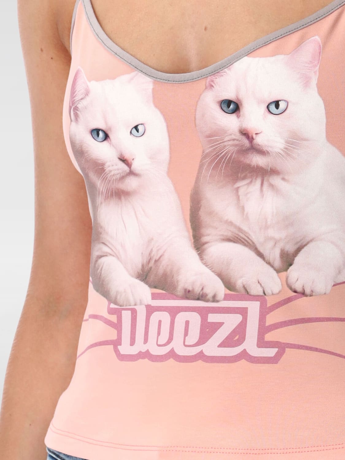 DIESEL TOP: Top woman Diesel, Pink - Img 3