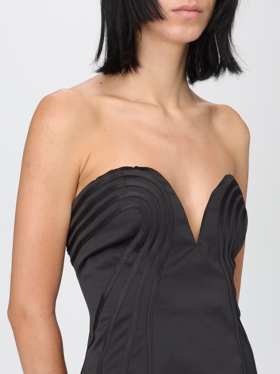 ROTATE DRESS: Dress woman Rotate, Black - Img 4