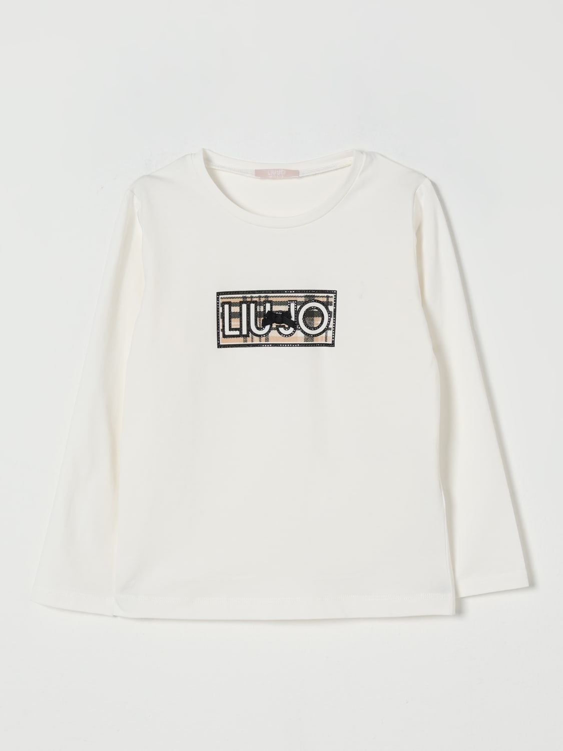LIU JO T-SHIRT: T-shirt in cotone con logo Liu Jo, Bianco - Img 1