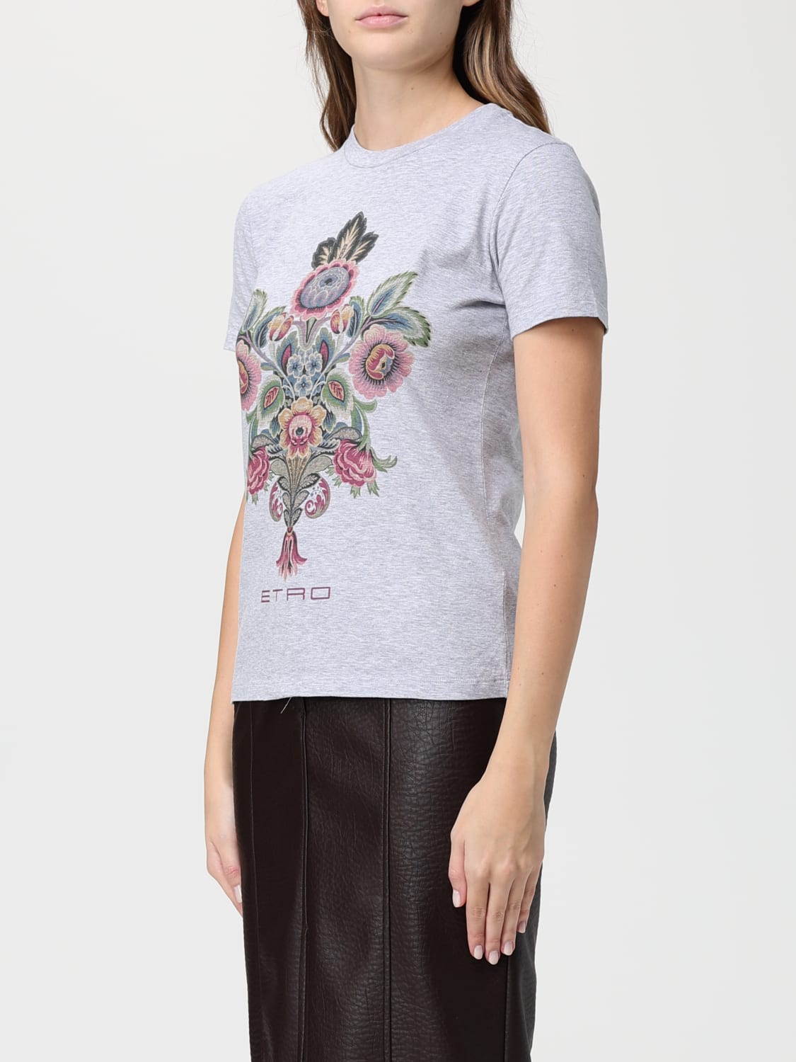 ETRO T-SHIRT: T-shirt femme Etro, Gris - Img 3