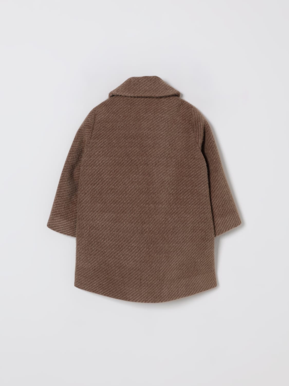 MONNALISA COAT: Coat kids Monnalisa, Beige - Img 2