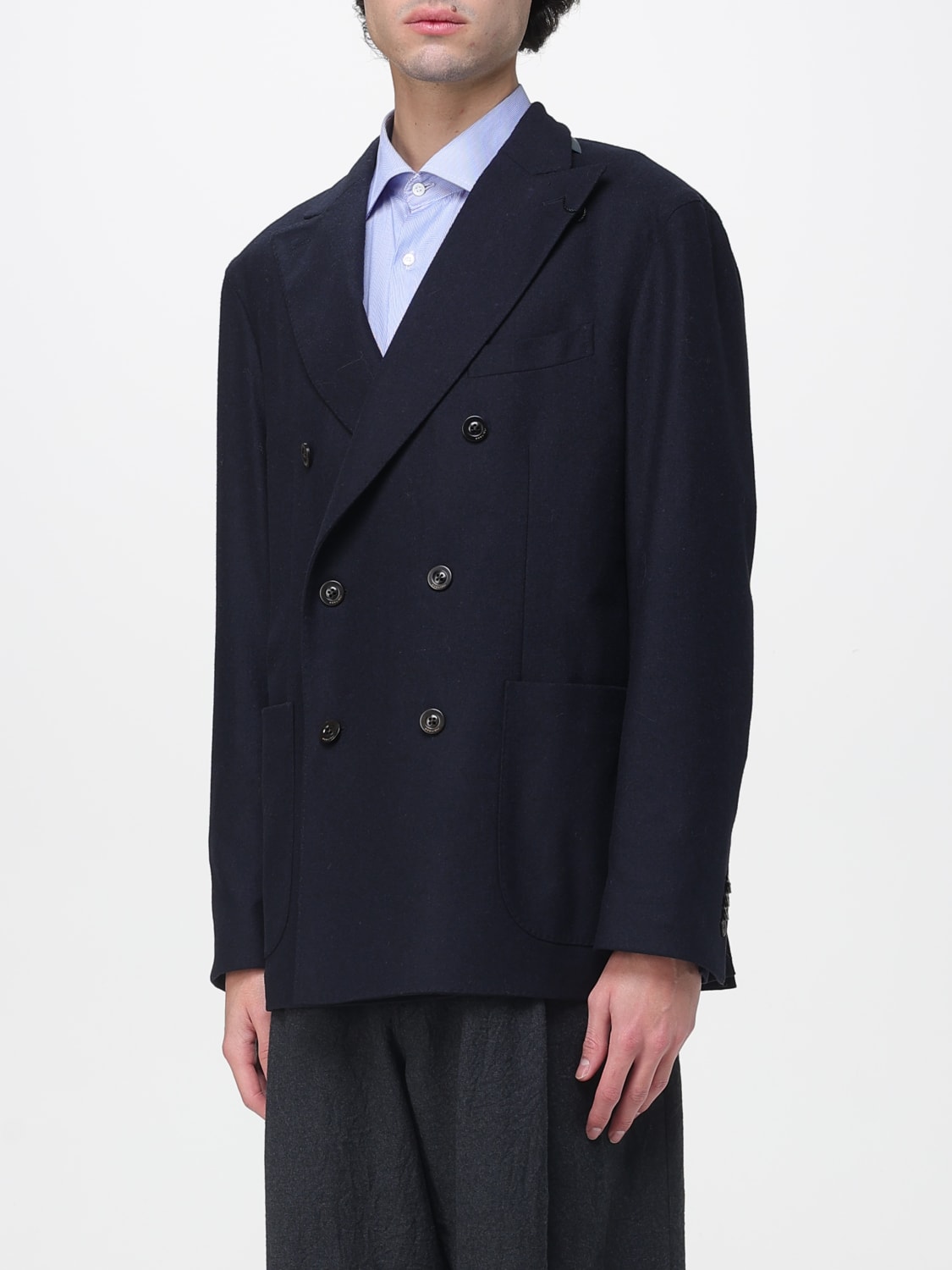 BOGLIOLI JACKET: Blazer men Boglioli, Blue - Img 3