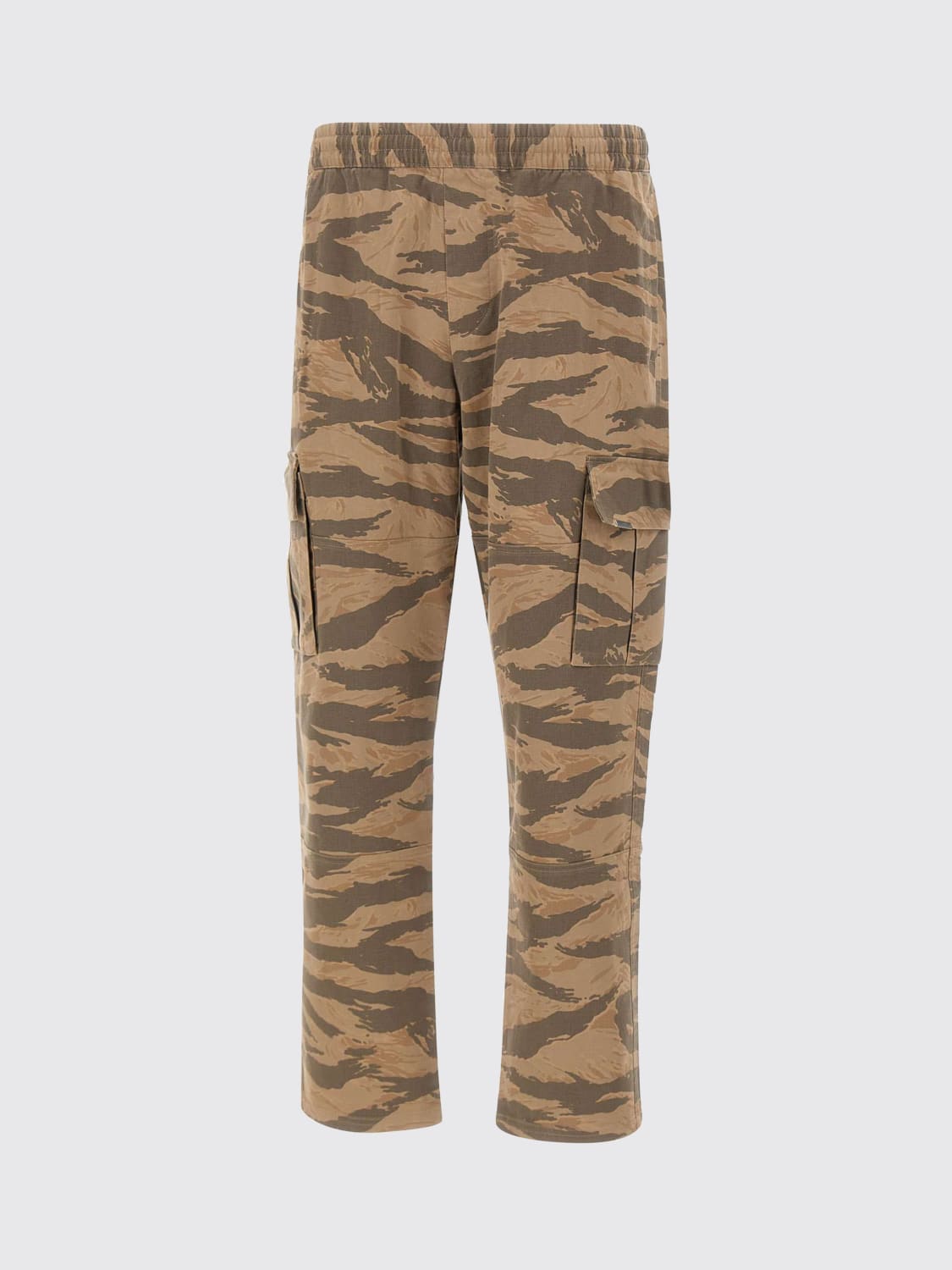 REPRESENT PANTALONI: Pantalone in cotone camouflage Represent, Marrone - Img 2