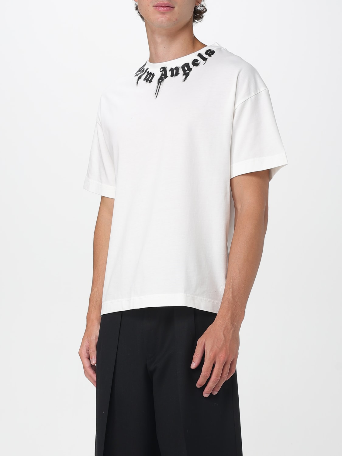 PALM ANGELS T-SHIRT: T-shirt men Palm Angels, White - Img 3