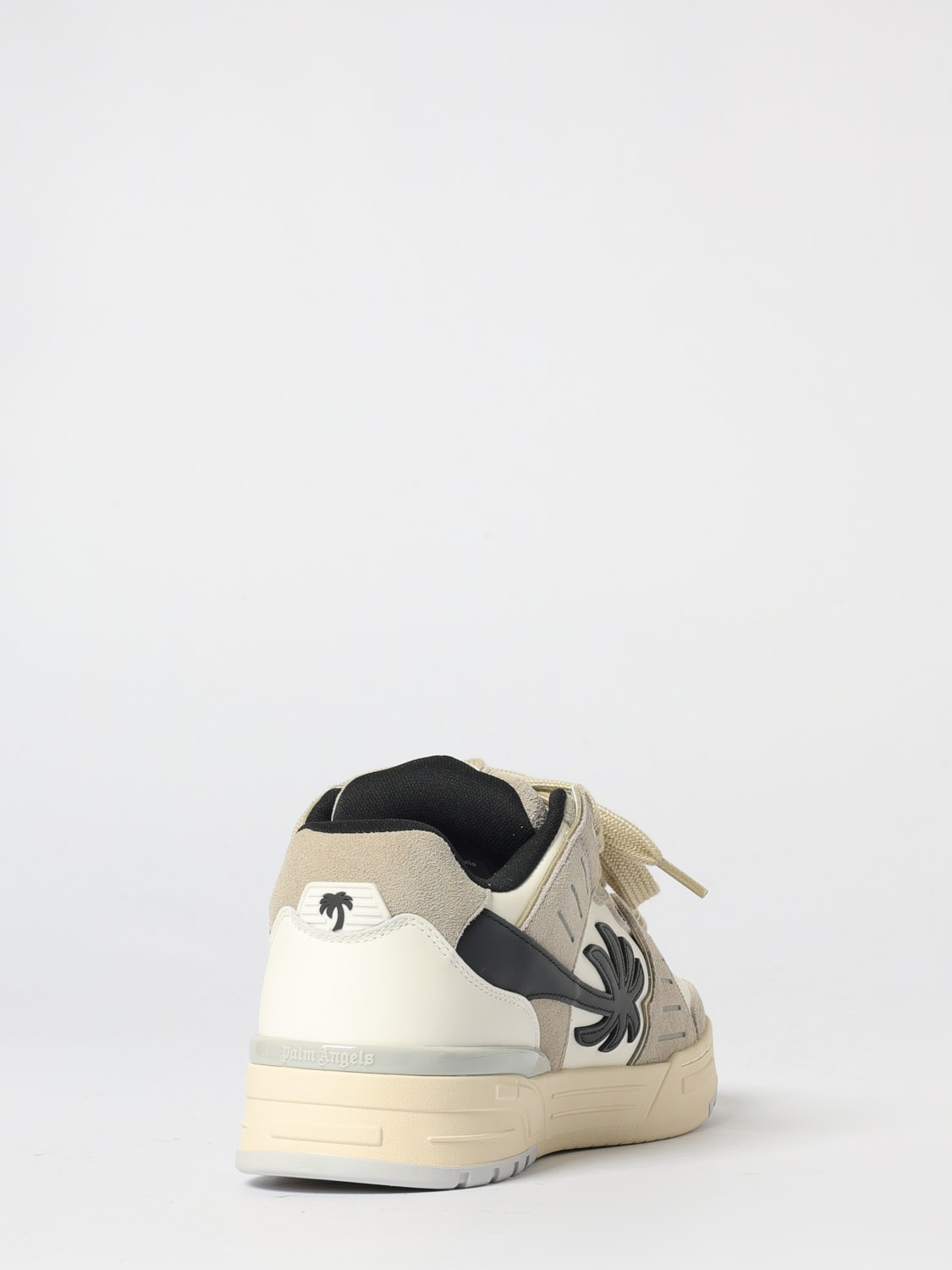 PALM ANGELS SNEAKERS: Sneakers Venice Palm Angels in pelle , Bianco - Img 3