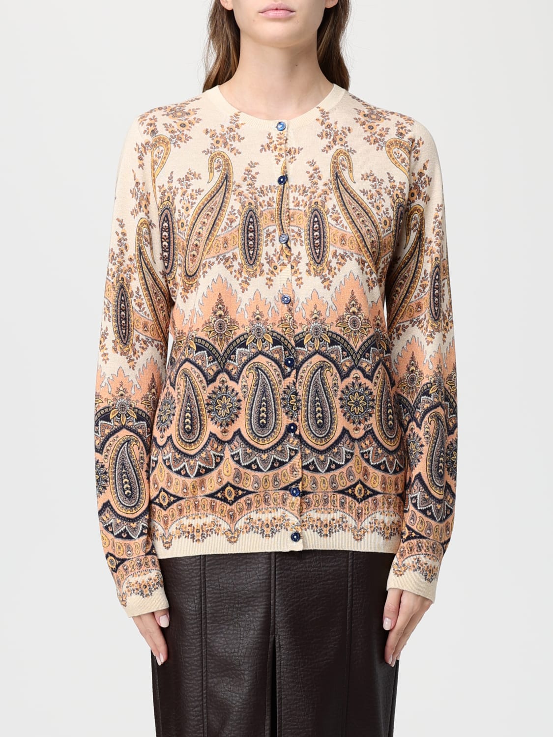 ETRO SWEATER: Cardigan woman Etro, Multicolor - Img 1