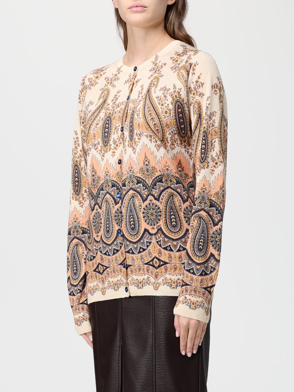 ETRO SWEATER: Cardigan woman Etro, Multicolor - Img 3