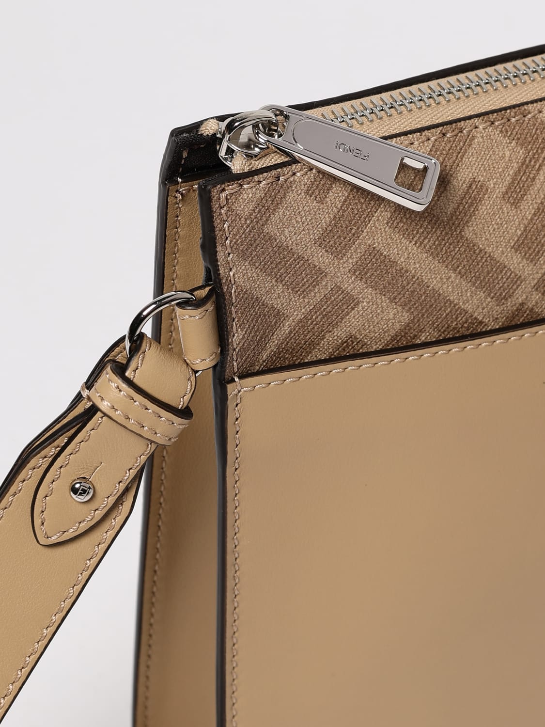 FENDI PORTE-DOCUMENTS: Sac homme Fendi, Beige - Img 4