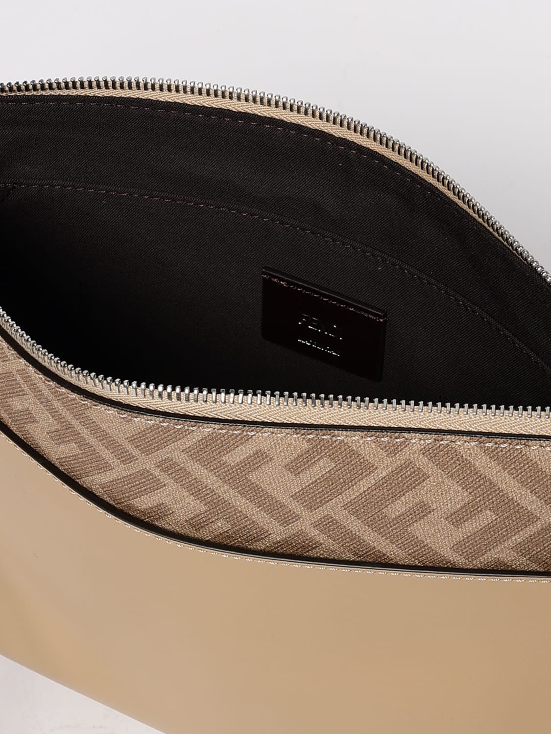 FENDI PORTE-DOCUMENTS: Sac homme Fendi, Beige - Img 5