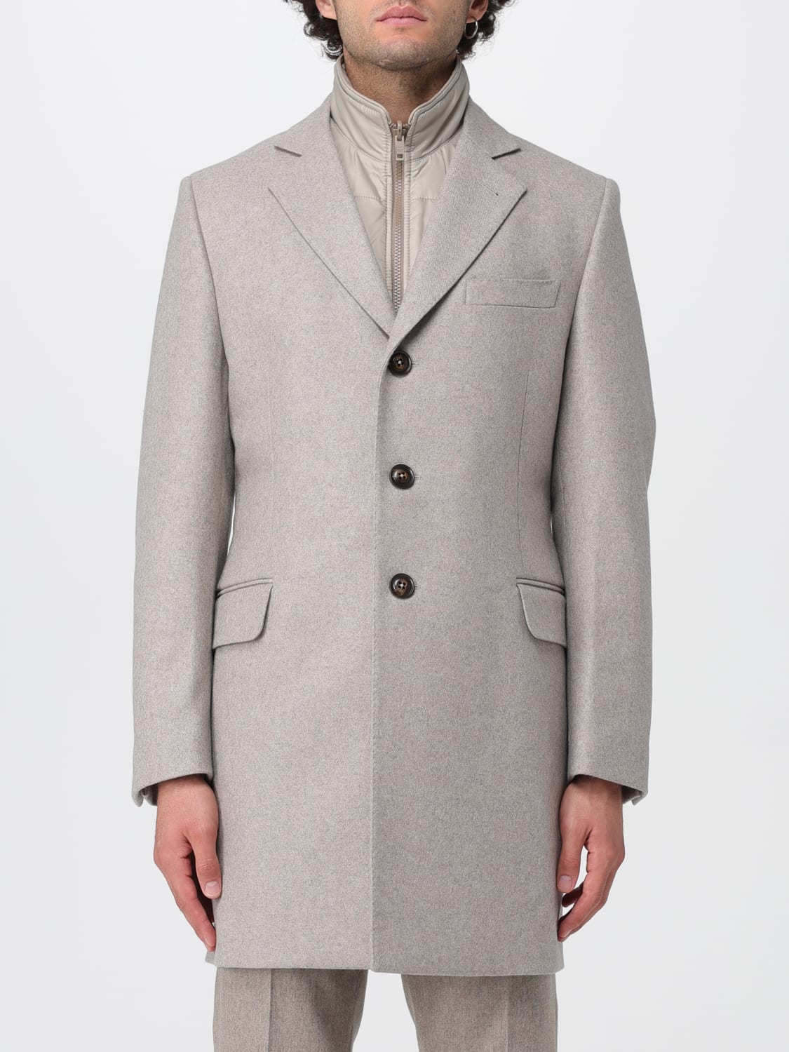 FAY COAT: Coat men Fay, Beige - Img 1