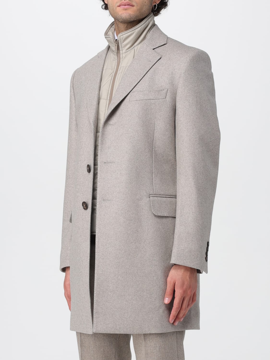 FAY COAT: Coat men Fay, Beige - Img 3