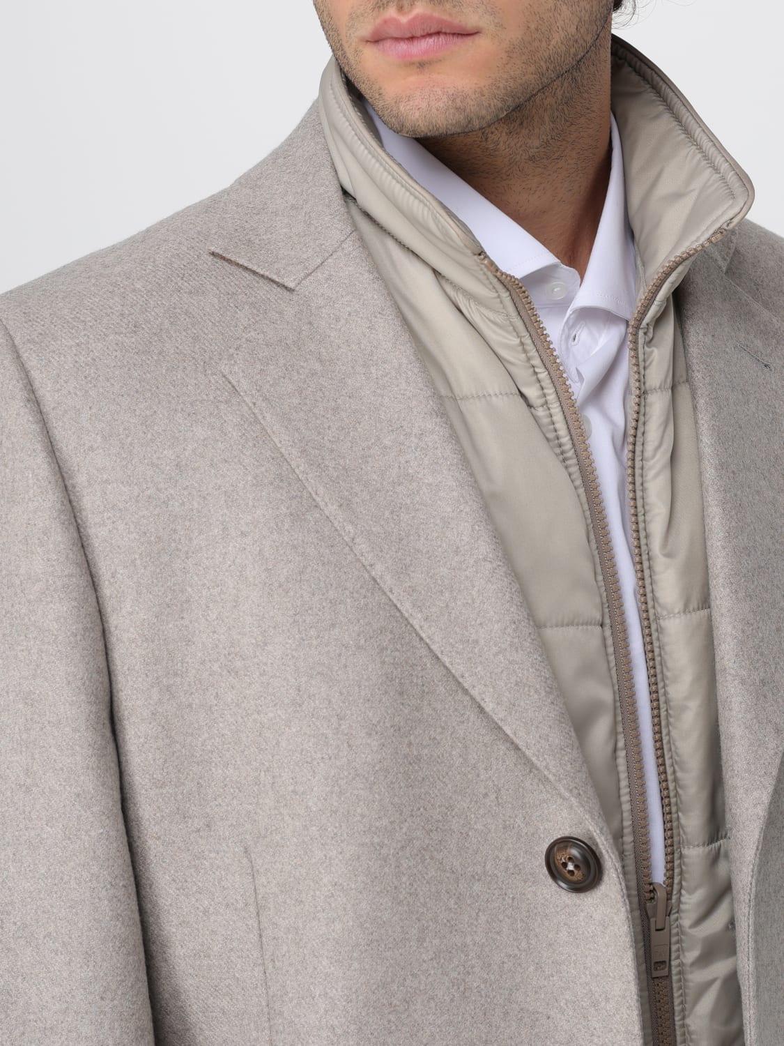 FAY COAT: Coat men Fay, Beige - Img 4