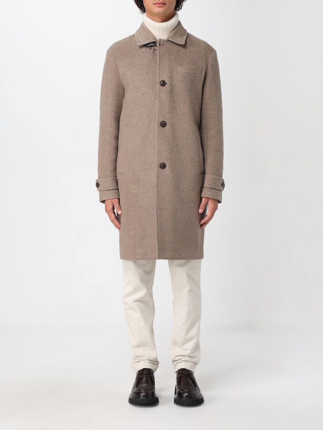 FAY COAT: Coat men Fay, Brown - Img 1