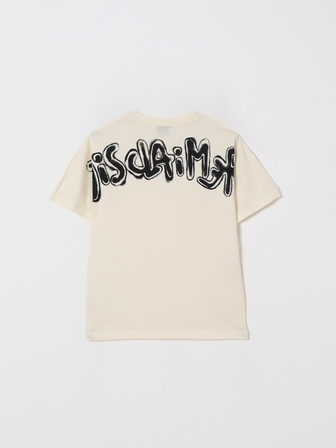 DISCLAIMER T-SHIRT: T-shirt kids Disclaimer, Milk - Img 2