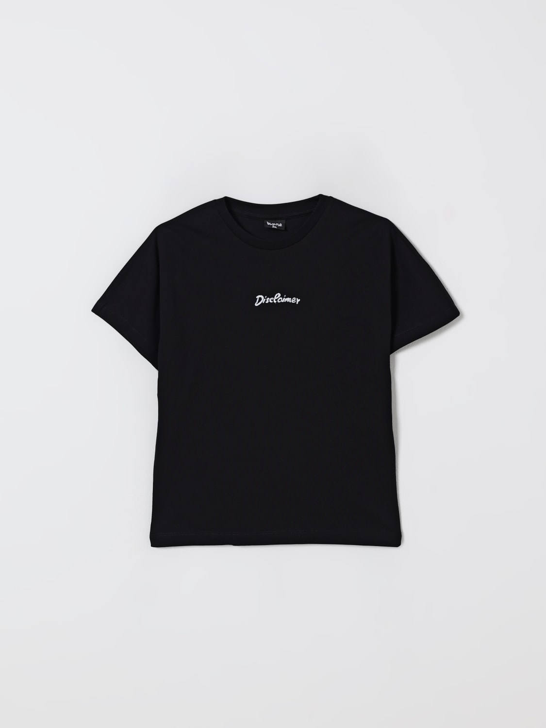 DISCLAIMER T-SHIRT: T-shirt kinder Disclaimer, Schwarz - Img 1