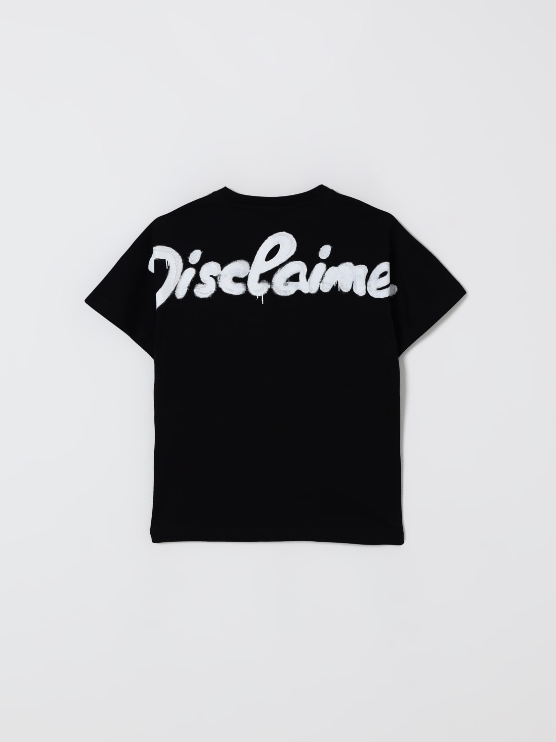 DISCLAIMER T-SHIRT: T-shirt kinder Disclaimer, Schwarz - Img 2