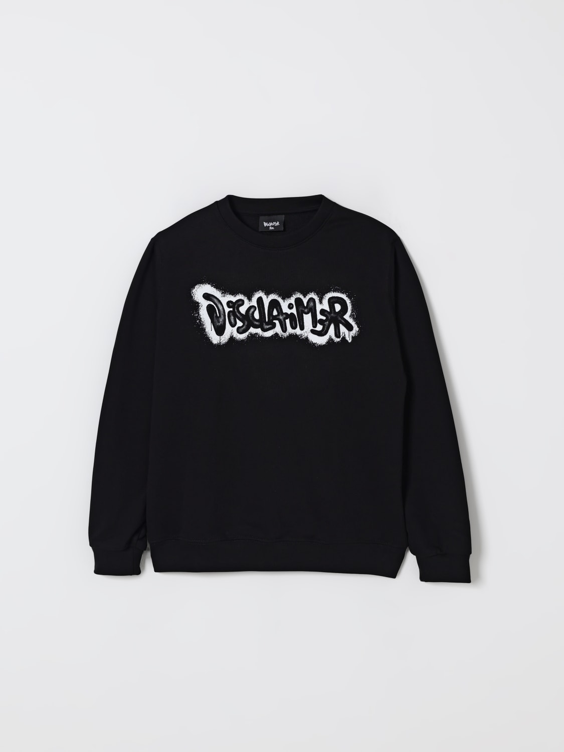 DISCLAIMER PULLOVER: Pullover kinder Disclaimer, Schwarz - Img 1