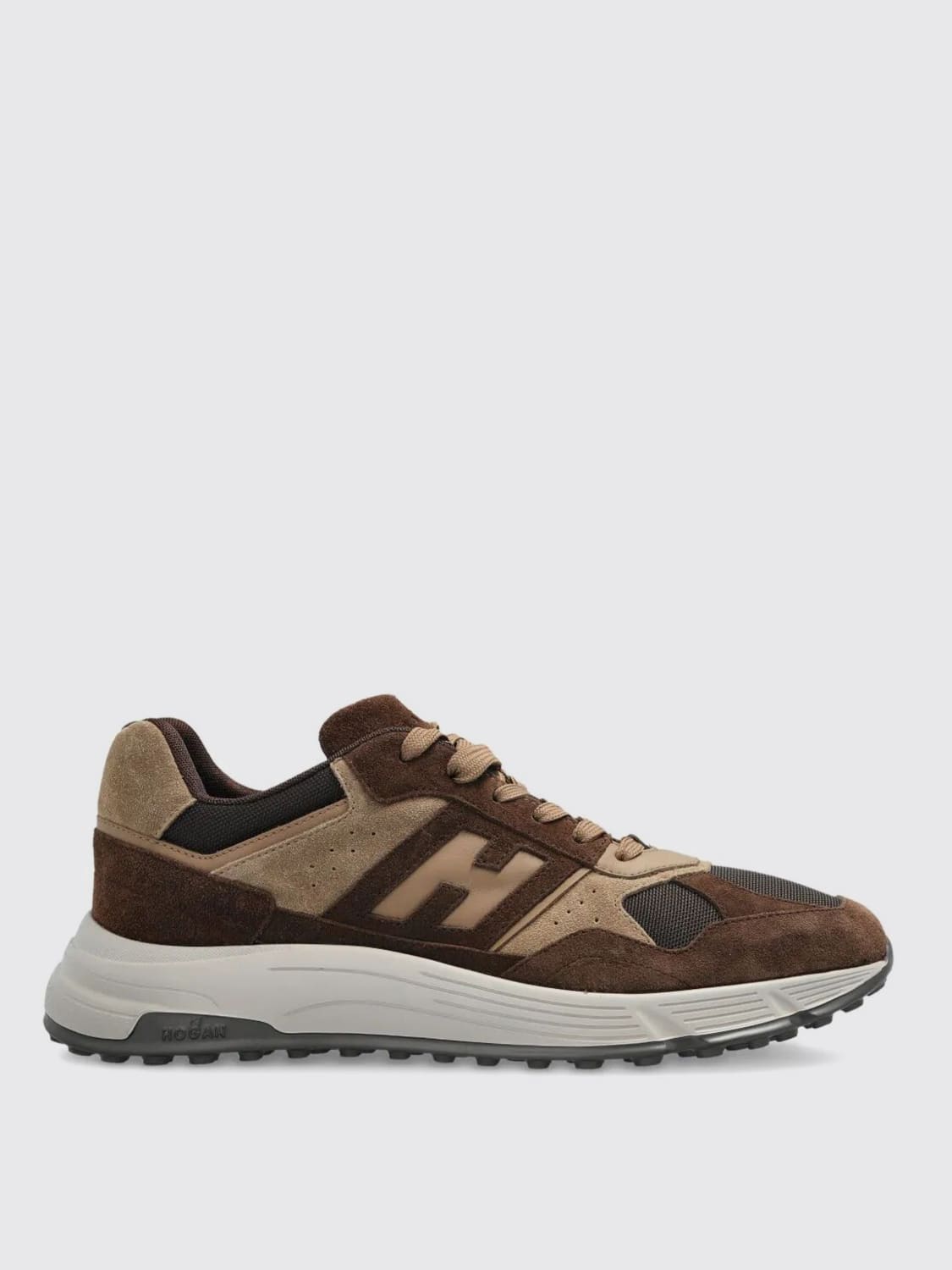 HOGAN SNEAKERS: Shoes men Hogan, Brown - Img 1