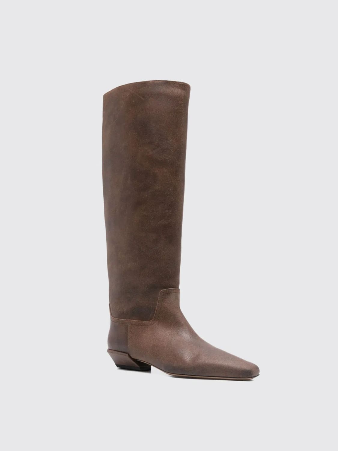 PARIS TEXAS STIVALI: Stivale Bettina Paris Texas in pelle effetto vintage, Ebano - Img 2