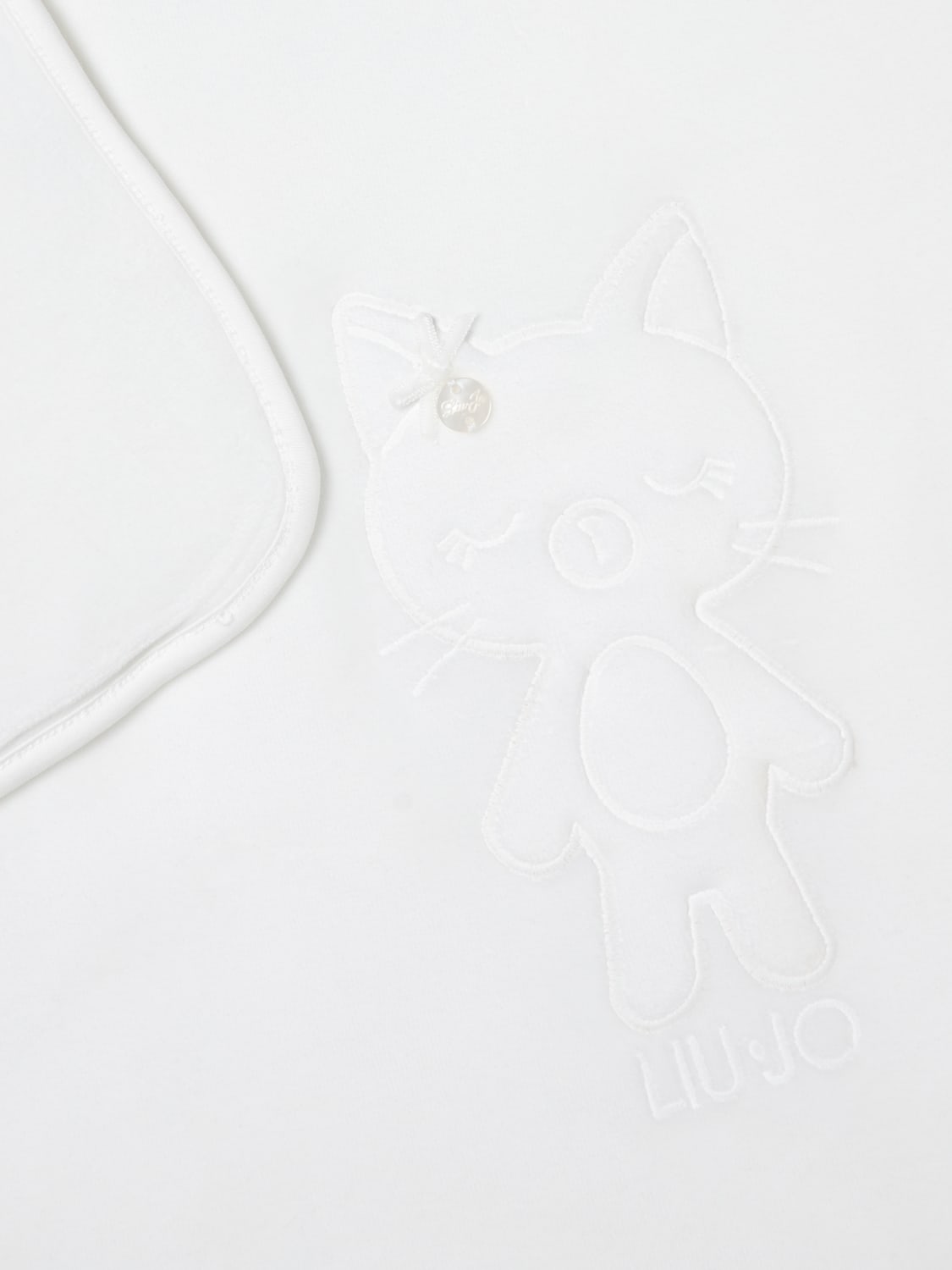 LIU JO COPERTINA: Copertina Liu Jo in misto cotone , Bianco - Img 3