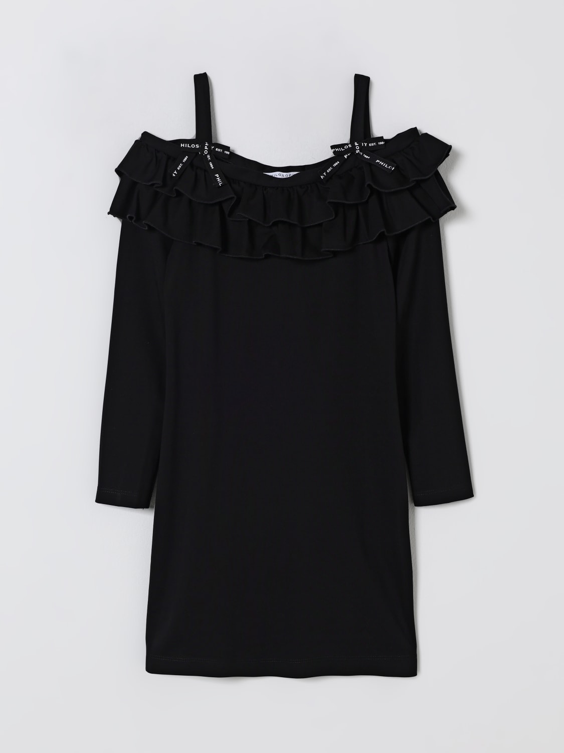 PHILOSOPHY DI LORENZO SERAFINI ROBE: Robe enfant Philosophy Di Lorenzo Serafini, Noir - Img 1