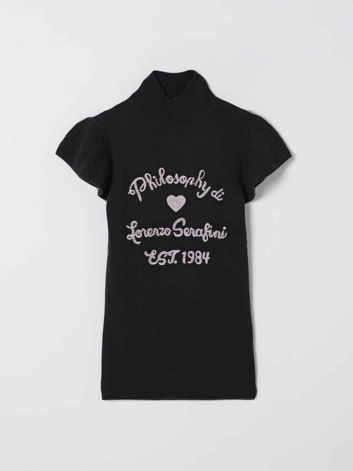 PHILOSOPHY DI LORENZO SERAFINI VESTIDO: Vestido niños Philosophy Di Lorenzo Serafini, Negro - Img 1