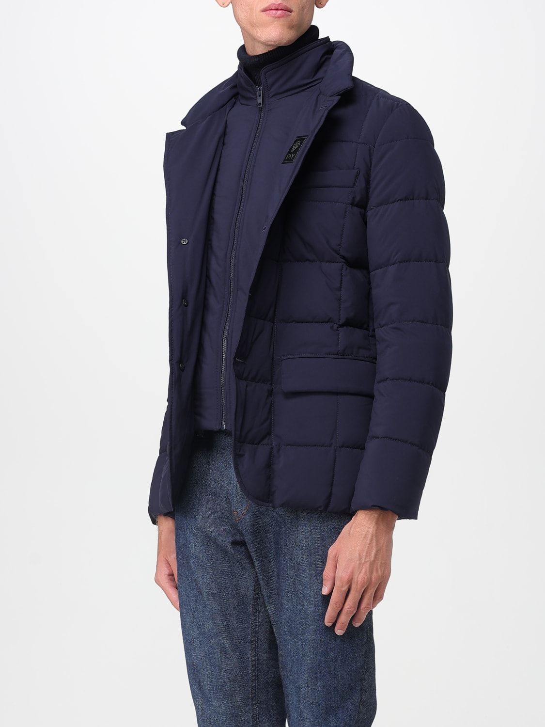 FAY JACKET: Coat men Fay, Blue - Img 3