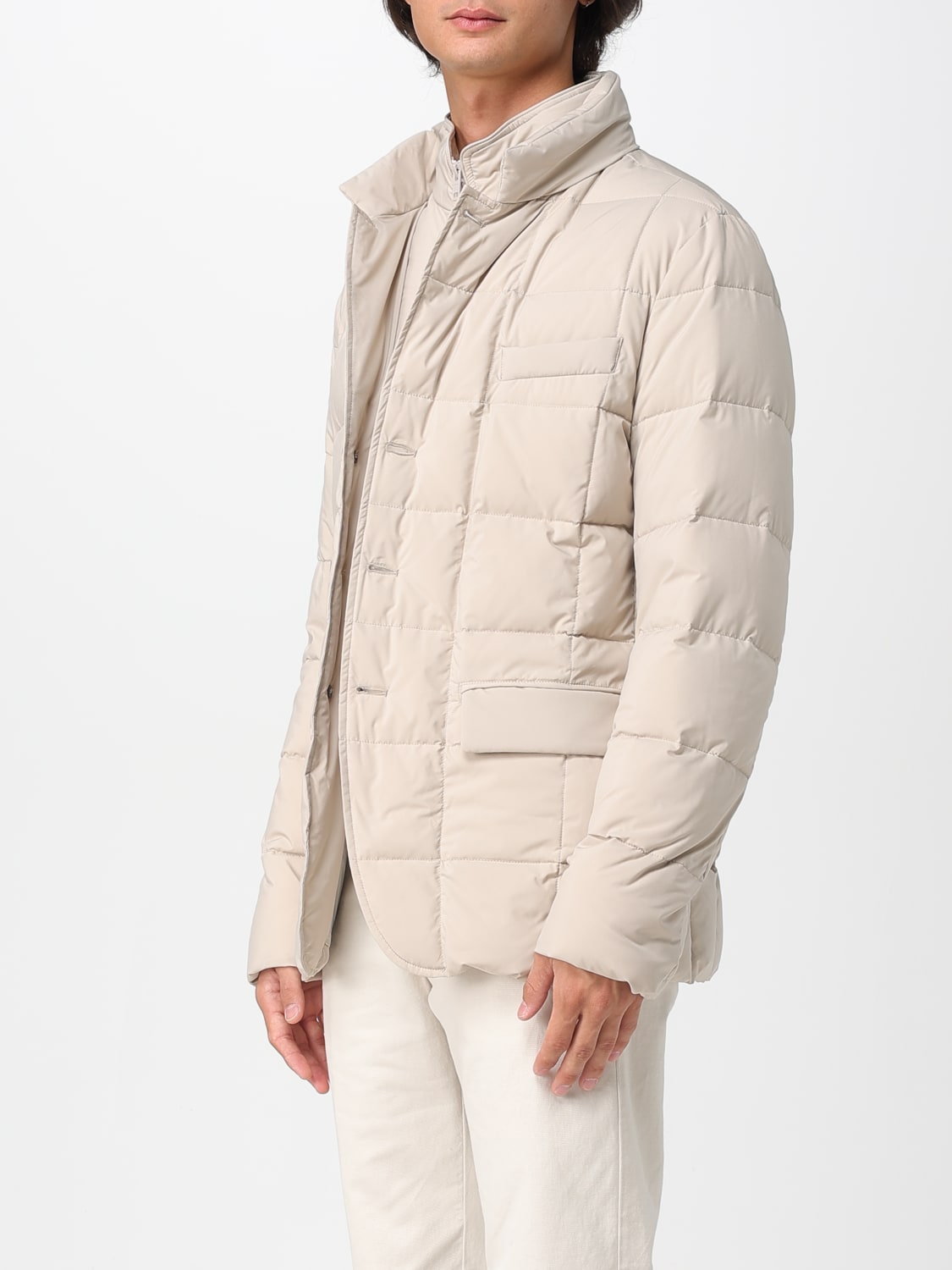 FAY JACKET: Coat men Fay, Beige - Img 3