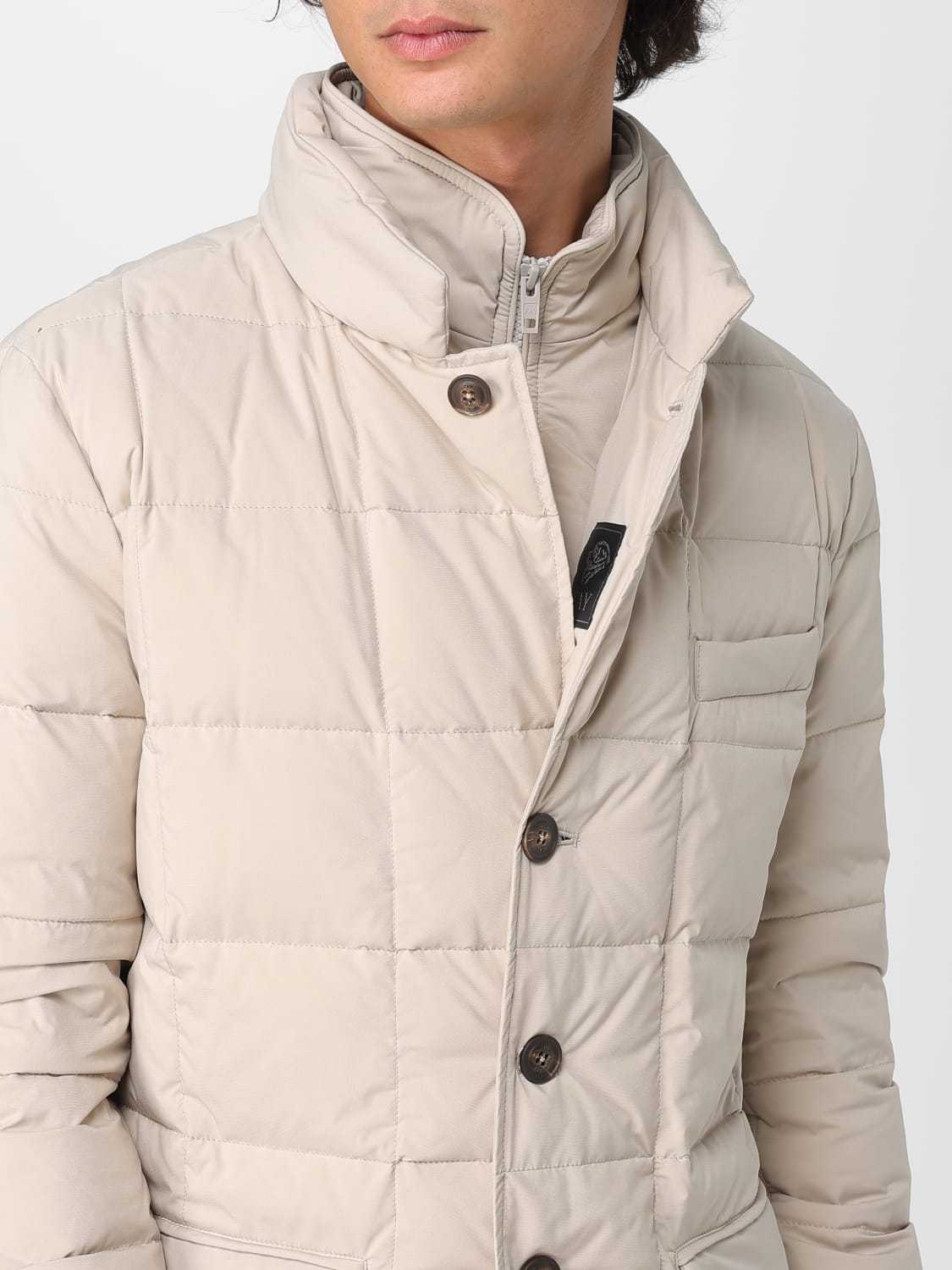 FAY JACKET: Coat men Fay, Beige - Img 4
