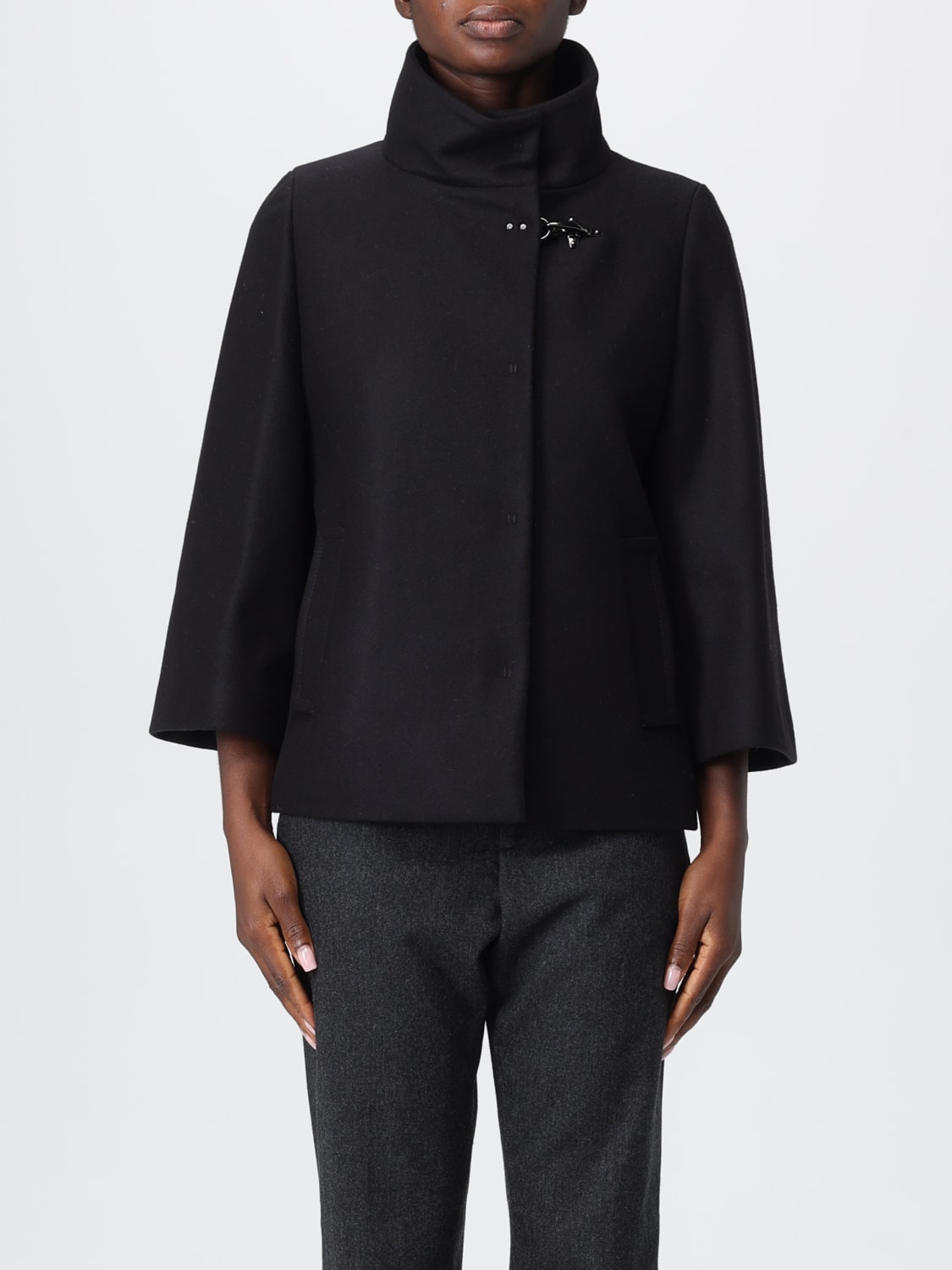 FAY MANTEL: Mantel damen Fay, Schwarz - Img 1