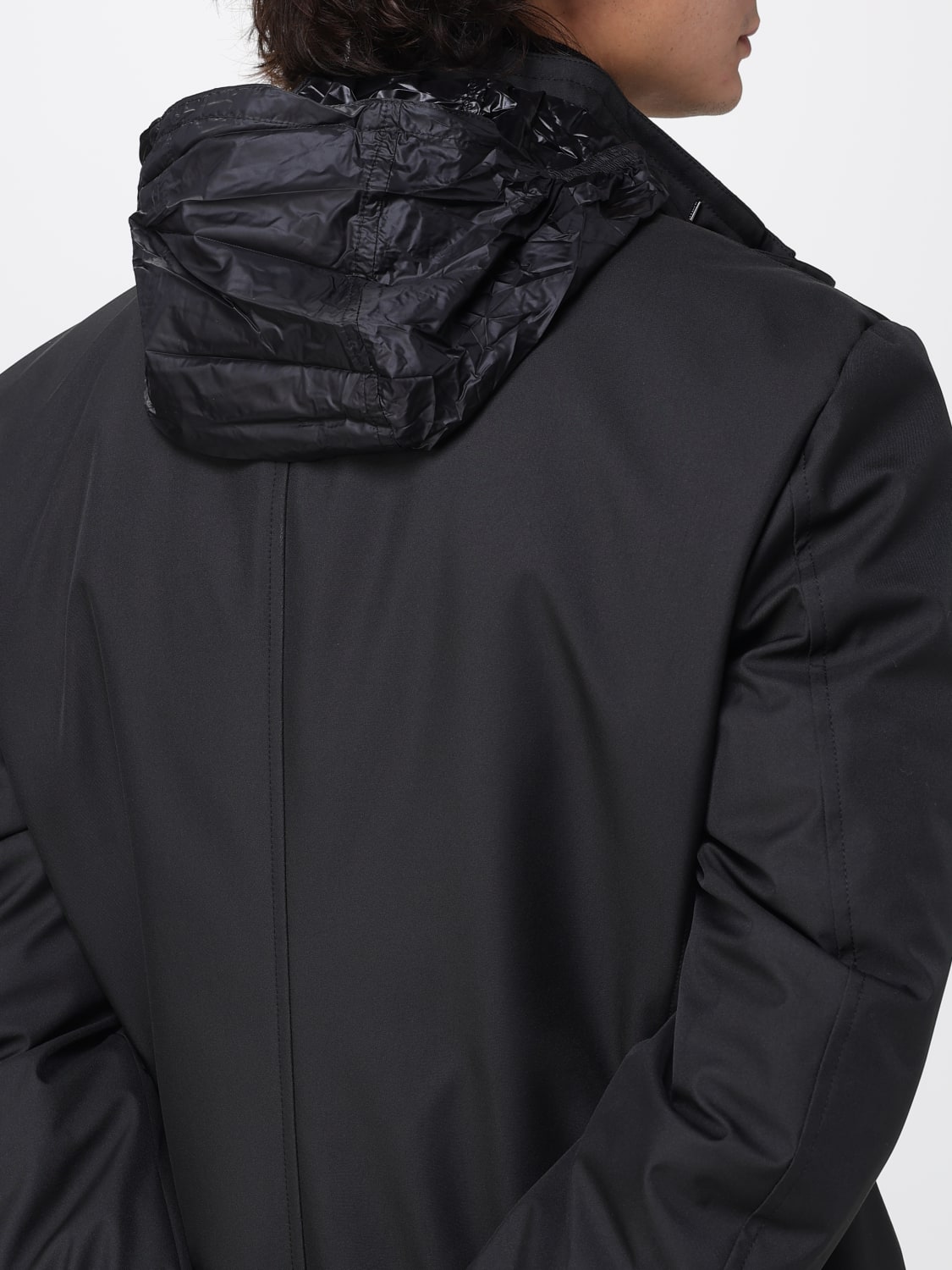 MOORER ABRIGO: Chaqueta hombre Moorer, Negro - Img 4