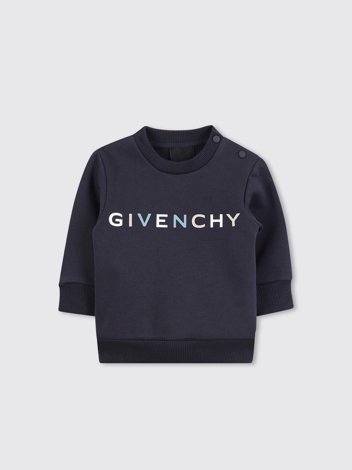 GIVENCHY PULLOVER: Pullover kinder Givenchy, Blau - Img 1