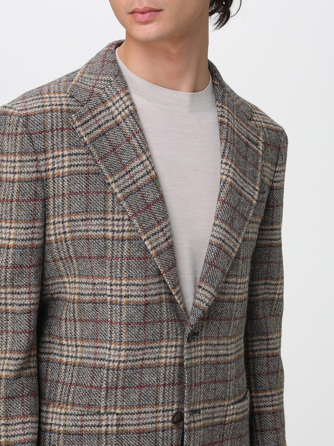 FAY JACKET: Blazer men Fay, Brown - Img 4