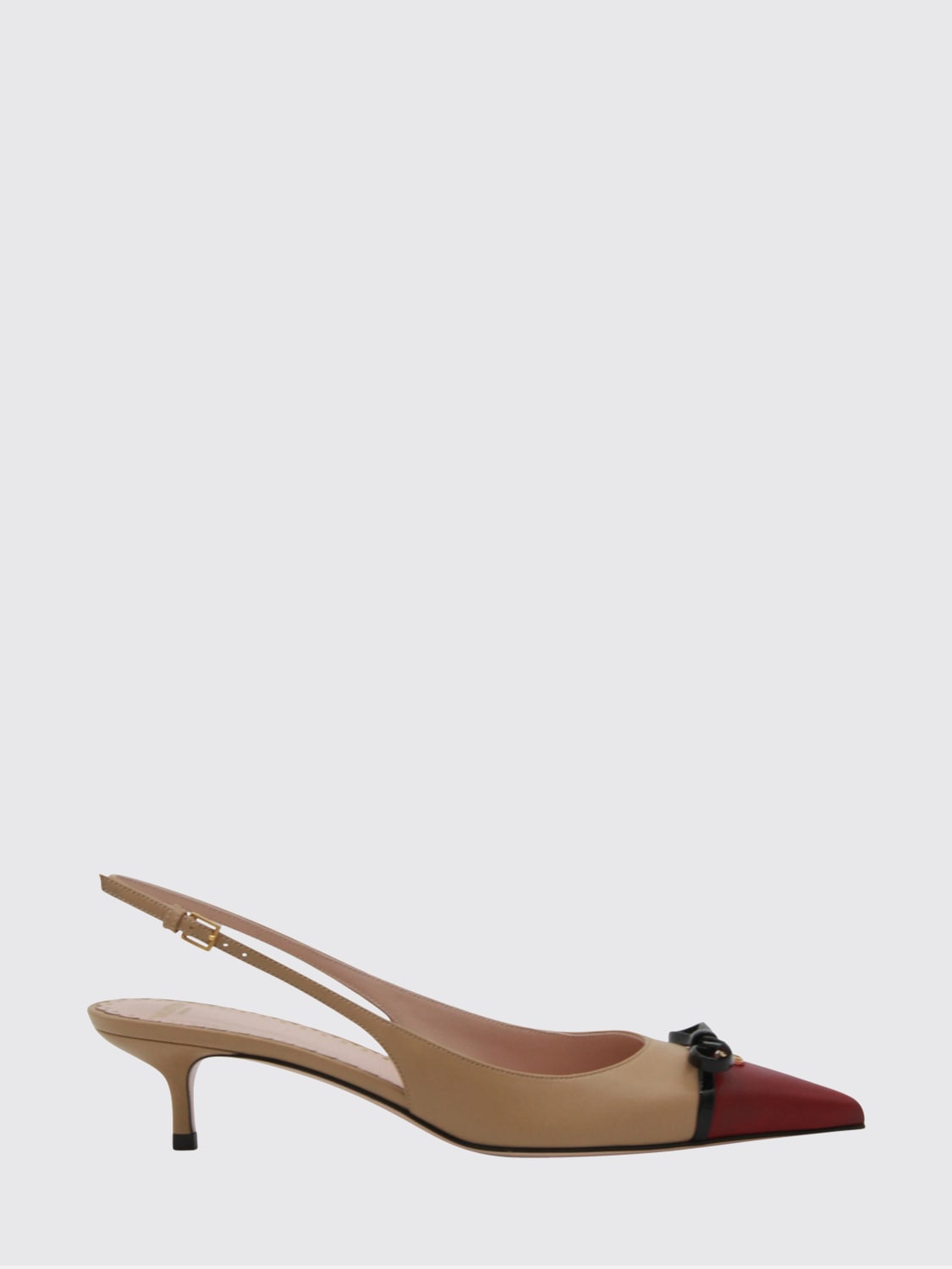 VALENTINO GARAVANI PUMP: High heel shoes woman Valentino Garavani, Camel - Img 1