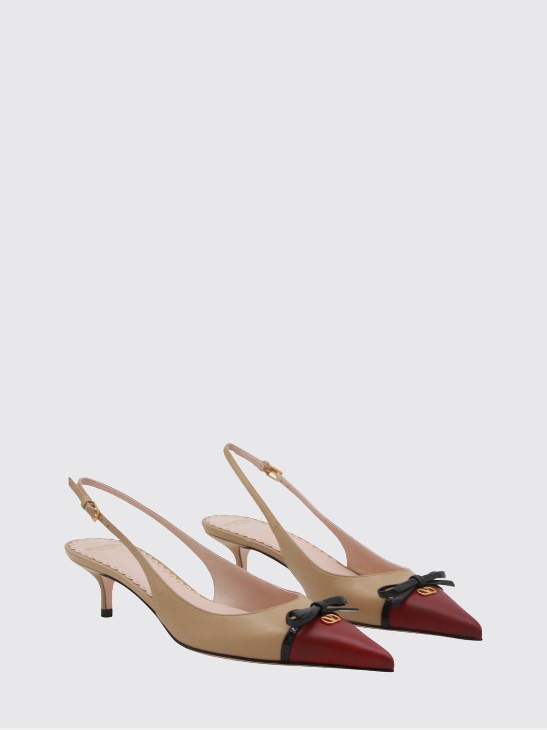 VALENTINO GARAVANI PUMP: High heel shoes woman Valentino Garavani, Camel - Img 2