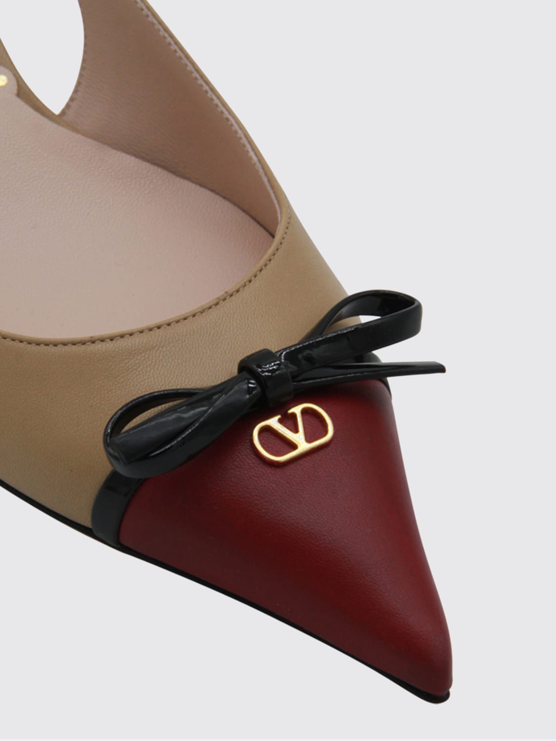 VALENTINO GARAVANI PUMP: High heel shoes woman Valentino Garavani, Camel - Img 4