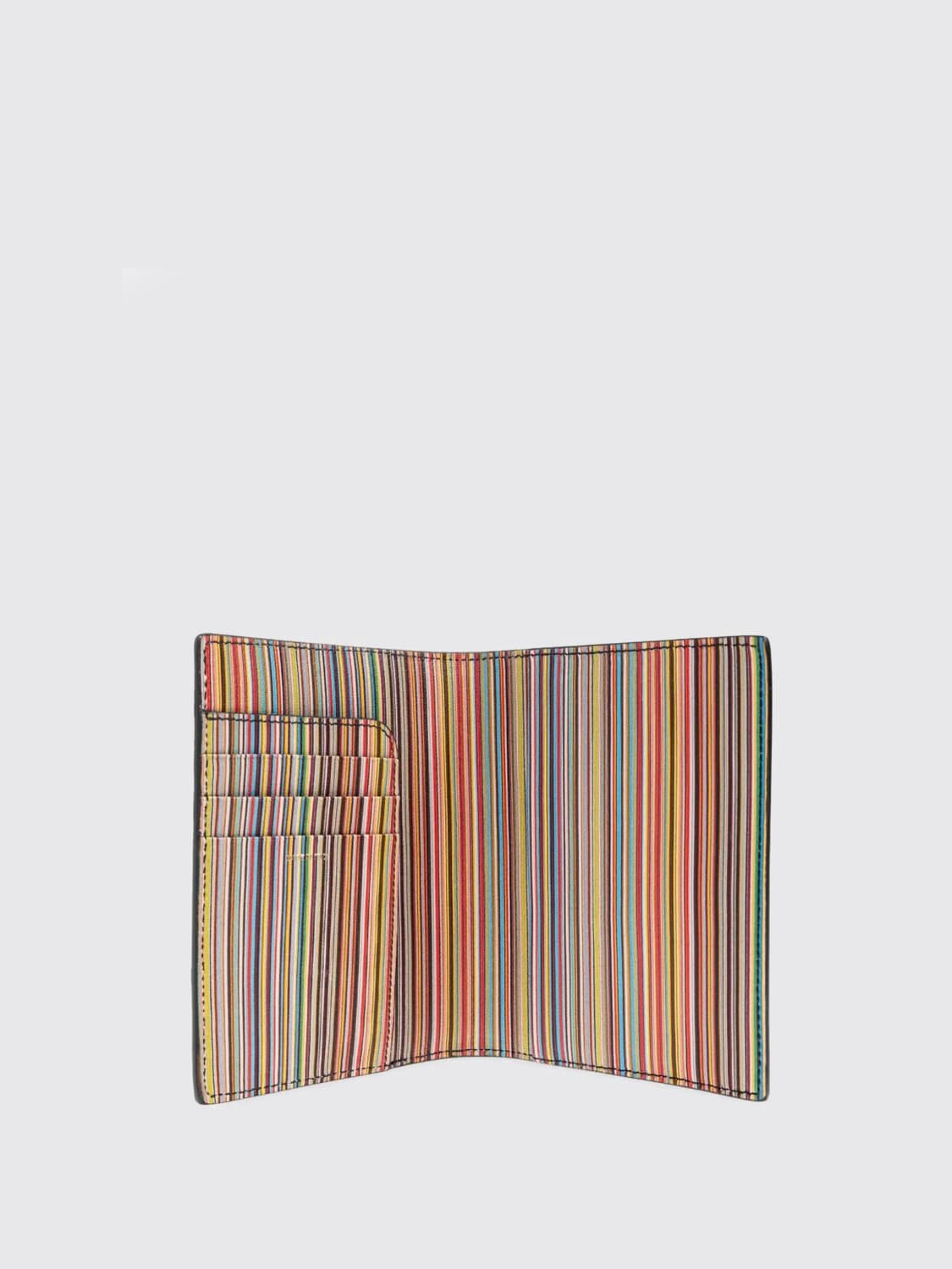 PAUL SMITH PORTAFOGLIO: Portafoglio Signature Stripe Paul Smith in pelle , Nero - Img 2