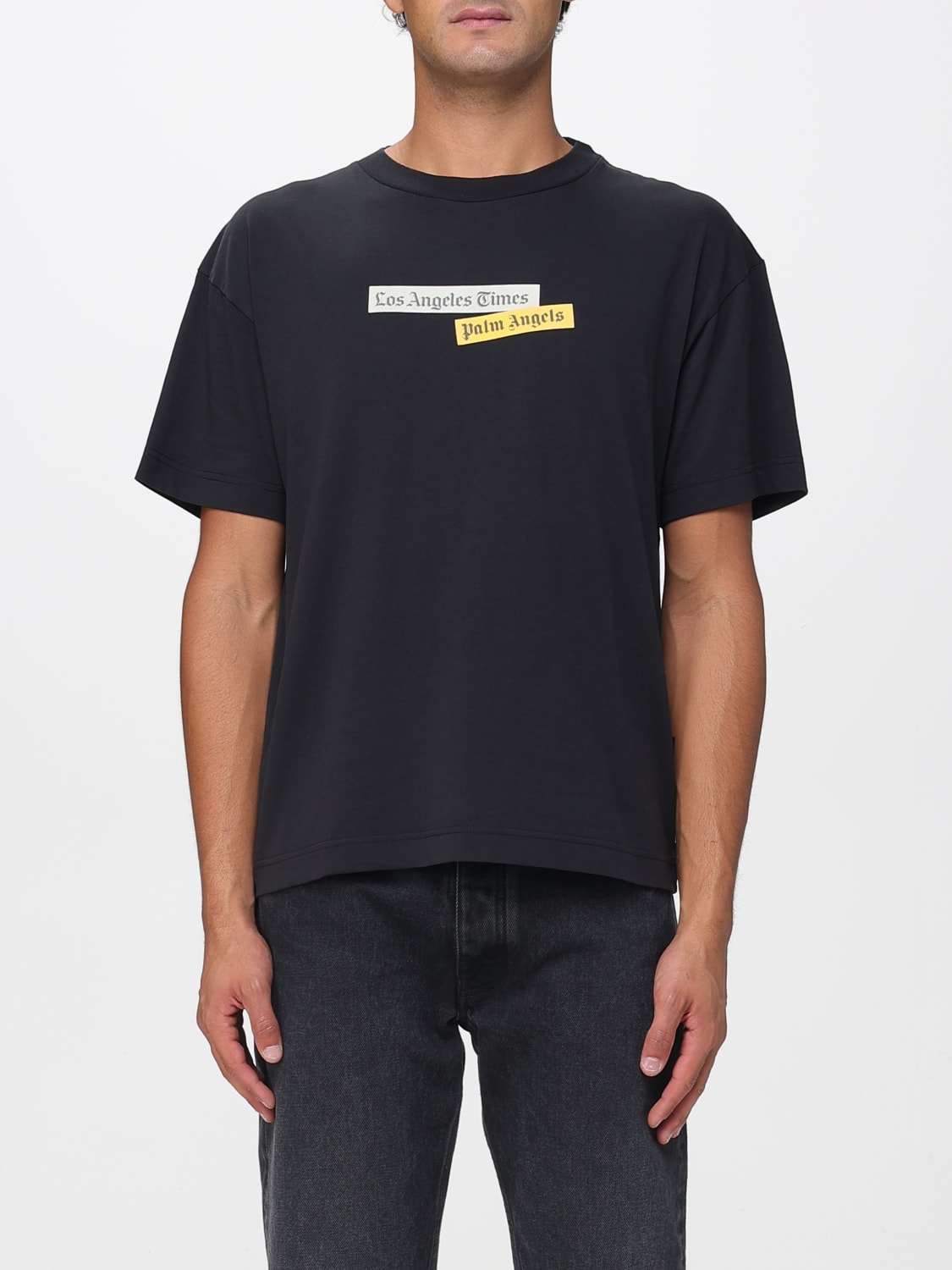 PALM ANGELS T-SHIRT: T-shirt men Palm Angels, Black - Img 1