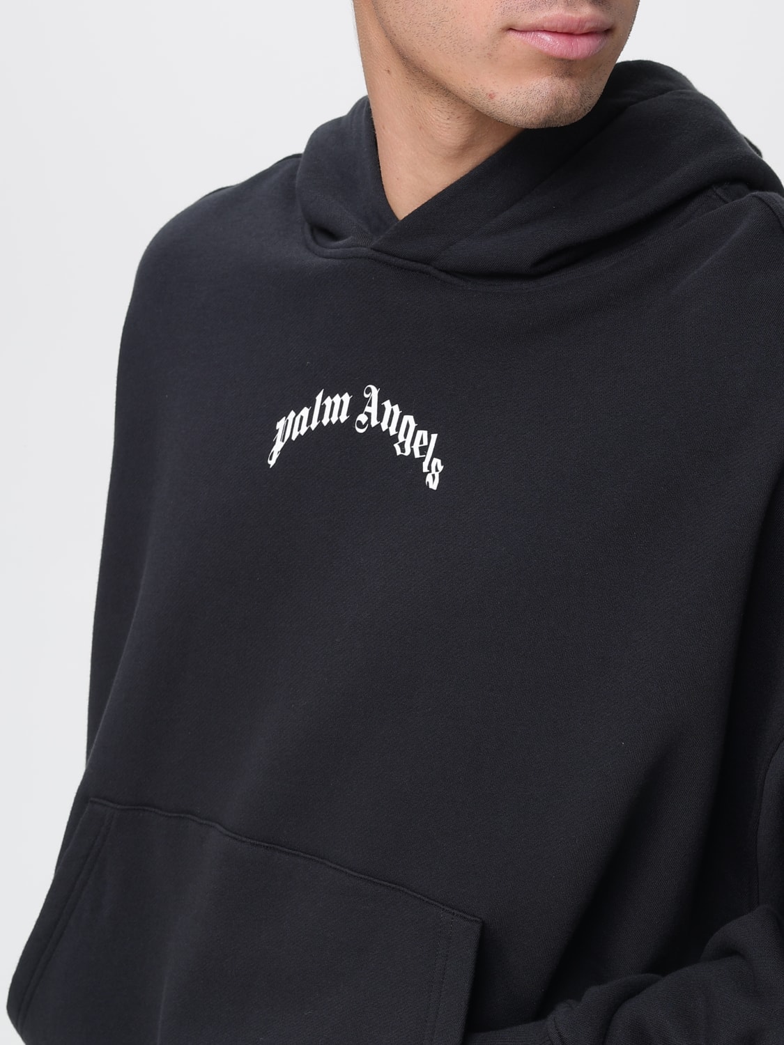 PALM ANGELS SWEATSHIRT: Sweatshirt men Palm Angels, Black - Img 3