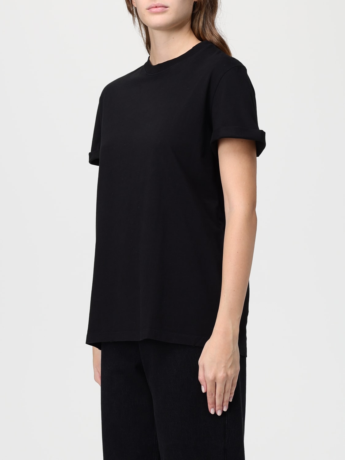 GOLDEN GOOSE T-SHIRTS: T-shirt basic Golden Goose in cotone , Nero - Img 3